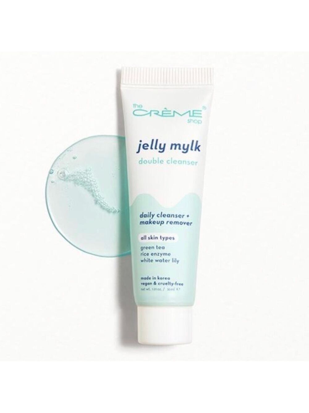 The Creme Shop Jelly Mylk Double Cleanser | NEW | Mini Sealed 30mL Jelly Milk